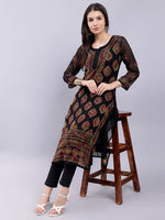 Load image into Gallery viewer, Seva Chikan Hand Embroidered Cotton Lucknowi Chikankari Kurta