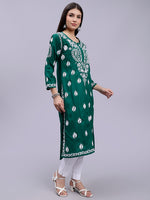 Load image into Gallery viewer, Seva Chikan Hand Embroidered Lucknowi Chikankari Cotton Kurta