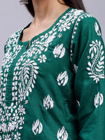 Load image into Gallery viewer, Seva Chikan Hand Embroidered Lucknowi Chikankari Cotton Kurta