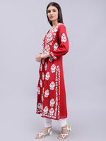 Load image into Gallery viewer, Seva Chikan Hand Embroidered Modal Cotton Lucknowi Chikankari Kurta