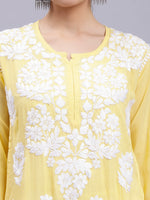 Load image into Gallery viewer, Seva Chikan Hand Embroidered Modal Cotton Lucknowi Chikankari Kurta