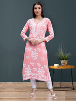 Load image into Gallery viewer, Seva Chikan Hand Embroidered Modal Lucknowi Chikankari Kurta