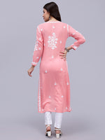 Load image into Gallery viewer, Seva Chikan Hand Embroidered Modal Lucknowi Chikankari Kurta