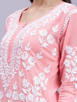 Load image into Gallery viewer, Seva Chikan Hand Embroidered Modal Lucknowi Chikankari Kurta