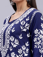 Load image into Gallery viewer, Seva Chikan Hand Embroidered Modal Lucknowi Chikankari Kurta