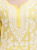 Load image into Gallery viewer, Seva Chikan Hand Embroidered Modal Cotton Lucknowi Chikankari Kurta