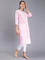 Load image into Gallery viewer, Seva Chikan Hand Embroidered Muslin Lucknowi Chikankari Kurta
