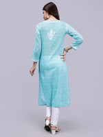 Load image into Gallery viewer, Seva Chikan Hand Embroidered Mal-Mal Lucknowi Chikankari Kurta