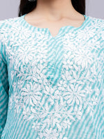 Load image into Gallery viewer, Seva Chikan Hand Embroidered Mal-Mal Lucknowi Chikankari Kurta