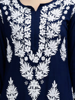 Load image into Gallery viewer, Seva Chikan Hand Embroidered Modal Cotton Lucknowi Chikankari Kurta
