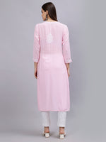 Load image into Gallery viewer, Seva Chikan Hand Embroidered Modal Cotton Lucknowi Chikankari Kurta