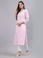 Load image into Gallery viewer, Seva Chikan Hand Embroidered Modal Cotton Lucknowi Chikankari Kurta