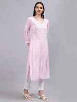 Load image into Gallery viewer, Seva Chikan Hand Embroidered Modal Cotton Lucknowi Chikankari Kurta
