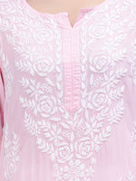 Load image into Gallery viewer, Seva Chikan Hand Embroidered Modal Cotton Lucknowi Chikankari Kurta