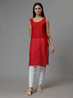 Load image into Gallery viewer, Seva Chikan Hand Embroidered Georgette Chikankari Kurta With Matching Slip