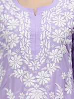 Load image into Gallery viewer, Seva Chikan Hand Embroidered Muslin Lucknowi Chikankari Kurta