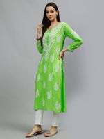 Load image into Gallery viewer, Seva Chikan Hand Embroidered Modal Cotton Lucknowi Chikankari Kurta