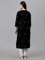 Load image into Gallery viewer, Seva Chikan Hand Embroidered Cotton Lucknowi Chikankari Kurta