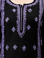 Load image into Gallery viewer, Seva Chikan Hand Embroidered Cotton Lucknowi Chikankari Kurta
