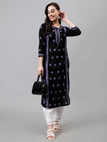 Load image into Gallery viewer, Seva Chikan Hand Embroidered Cotton Lucknowi Chikankari Kurta