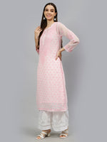Load image into Gallery viewer, Seva Chikan Hand Embroidered Georgette Lucknowi Chikankari Kurta