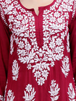 Load image into Gallery viewer, Seva Chikan Hand Embroidered Modal Lucknowi Chikankari Kurta
