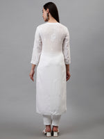Load image into Gallery viewer, Seva Chikan Hand Embroidered Modal Lucknowi Chikankari Kurta