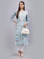 Load image into Gallery viewer, Seva Chikan Hand Embroidered Cotton Lucknowi Chikankari Kurta