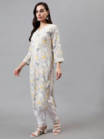 Load image into Gallery viewer, Seva Chikan Hand Embroidered Cotton Lucknowi Chikankari Kurta