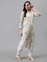 Load image into Gallery viewer, Seva Chikan Hand Embroidered Cotton Lucknowi Chikankari Kurta