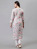 Load image into Gallery viewer, Seva Chikan Hand Embroidered Cotton Lucknowi Chikankari Kurta