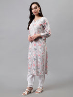 Load image into Gallery viewer, Seva Chikan Hand Embroidered Cotton Lucknowi Chikankari Kurta