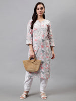 Load image into Gallery viewer, Seva Chikan Hand Embroidered Cotton Lucknowi Chikankari Kurta