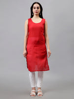 Load image into Gallery viewer, Seva Chikan Hand Embroidered Georgette Chikankari Kurta With Matching Slip