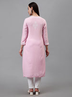 Load image into Gallery viewer, Seva Chikan Hand Embroidered Rayon Lucknowi Chikankari Kurta
