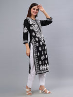 Load image into Gallery viewer, Seva Chikan Hand Embroidered Muslin Lucknowi Chikankari Kurta