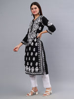 Load image into Gallery viewer, Seva Chikan Hand Embroidered Muslin Lucknowi Chikankari Kurta