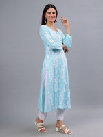 Load image into Gallery viewer, Seva Chikan Hand Embroidered Modal Lucknowi Chikankari Kurta