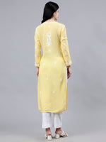 Load image into Gallery viewer, Seva Chikan Hand Embroidered Modal Lucknowi Chikankari Kurta