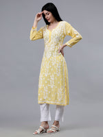 Load image into Gallery viewer, Seva Chikan Hand Embroidered Modal Lucknowi Chikankari Kurta