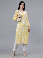 Load image into Gallery viewer, Seva Chikan Hand Embroidered Modal Lucknowi Chikankari Kurta