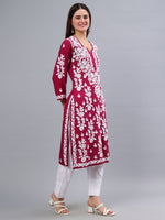 Load image into Gallery viewer, Seva Chikan Hand Embroidered Modal Lucknowi Chikankari Kurta
