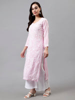 Load image into Gallery viewer, Seva Chikan Hand Embroidered Modal Lucknowi Chikankari Kurta