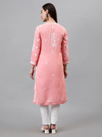 Load image into Gallery viewer, Seva Chikan Hand Embroidered Modal Lucknowi Chikankari Kurta