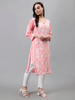 Load image into Gallery viewer, Seva Chikan Hand Embroidered Modal Lucknowi Chikankari Kurta