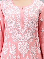 Load image into Gallery viewer, Seva Chikan Hand Embroidered Modal Lucknowi Chikankari Kurta