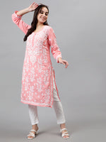 Load image into Gallery viewer, Seva Chikan Hand Embroidered Modal Lucknowi Chikankari Kurta