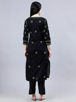 Load image into Gallery viewer, Seva Chikan Hand Embroidered Cotton Lucknowi Chikankari Kurta