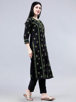 Load image into Gallery viewer, Seva Chikan Hand Embroidered Cotton Lucknowi Chikankari Kurta