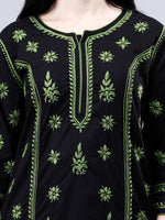 Load image into Gallery viewer, Seva Chikan Hand Embroidered Cotton Lucknowi Chikankari Kurta